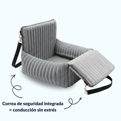MrFluffyFriend™ - Asiento de Coche para Perros Seguro y Cómodo