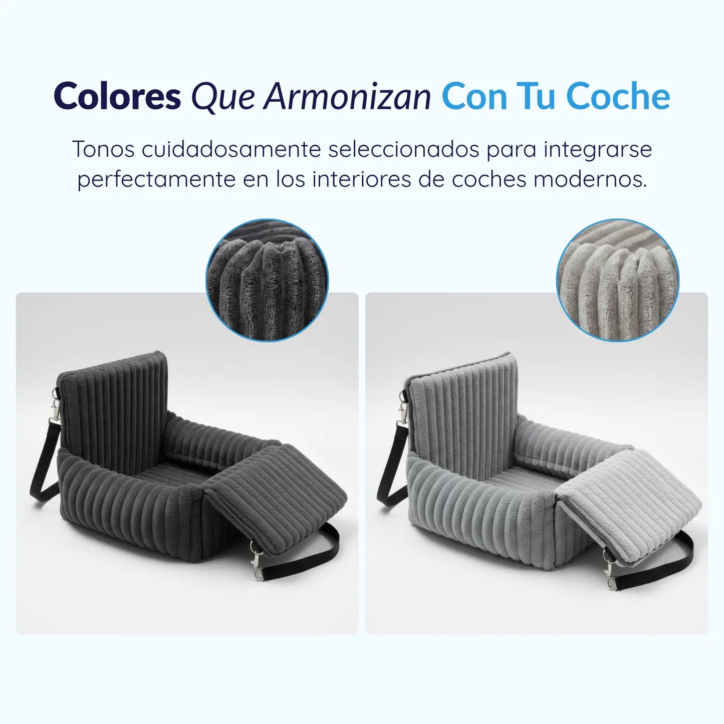 MrFluffyFriend™ - Asiento de Coche para Perros Seguro y Cómodo
