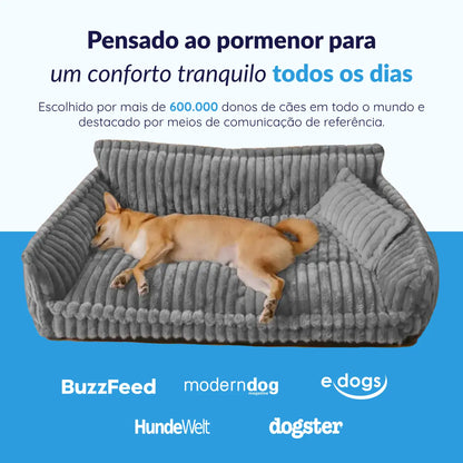 MrFluffyFriend™ - Cama Ortopédica para Cães - Sofá com Capa Lavável (PT)